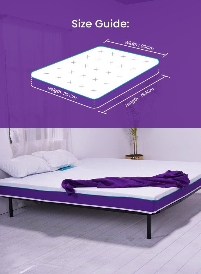 MoltyFoam Be by Molty | Queen | 10 Inches | Redefining Comfort | Premium Quality Foam for Luxury Sleep | Easy Assemble - Image 3