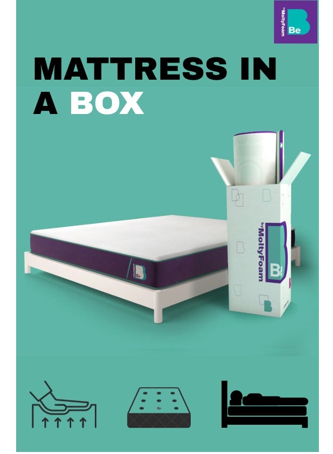 MoltyFoam Be by Molty | Queen | 10 Inches | Redefining Comfort | Premium Quality Foam for Luxury Sleep | Easy Assemble - Image 1