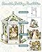 CUTEBEE Garden House Book Nook Kit DIY Miniature House Kit for Teens Adults 3D Wooden Puzzle Booknook Tiny House Building Kit for Book Lovers Gift for Bride and Groom Family Friends - Image 4