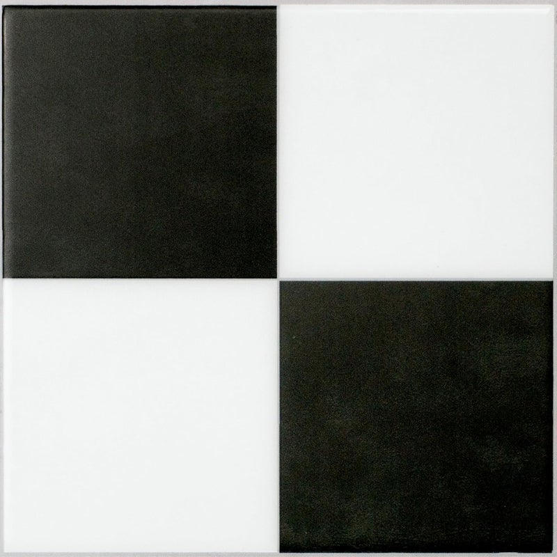 Smart Tiles بلاط سمارت تايلز () قابل للتقشير واللصق لتغطية الجدران الخلفية - 5 أوراق بمقاس 7.75" × 7.75" - بلاط خلفي ثلاثي الأبعاد قابل للتقشير واللصق للاستخدام في المطبخ والحمام وتزيين الجدران، بتصميم مربع الشكل - Image 1