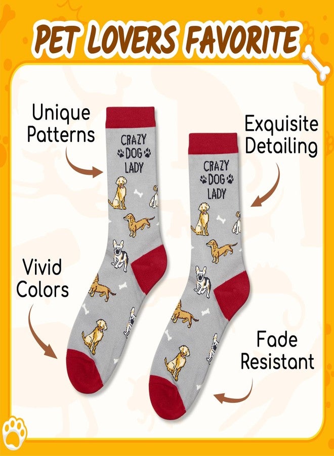 Happy Pop HAPPYPOP Funny Socks for Dog Women - Dog Lady Gifts for Women, Crazy Pet Lovers Gifts for Lady - Image 4