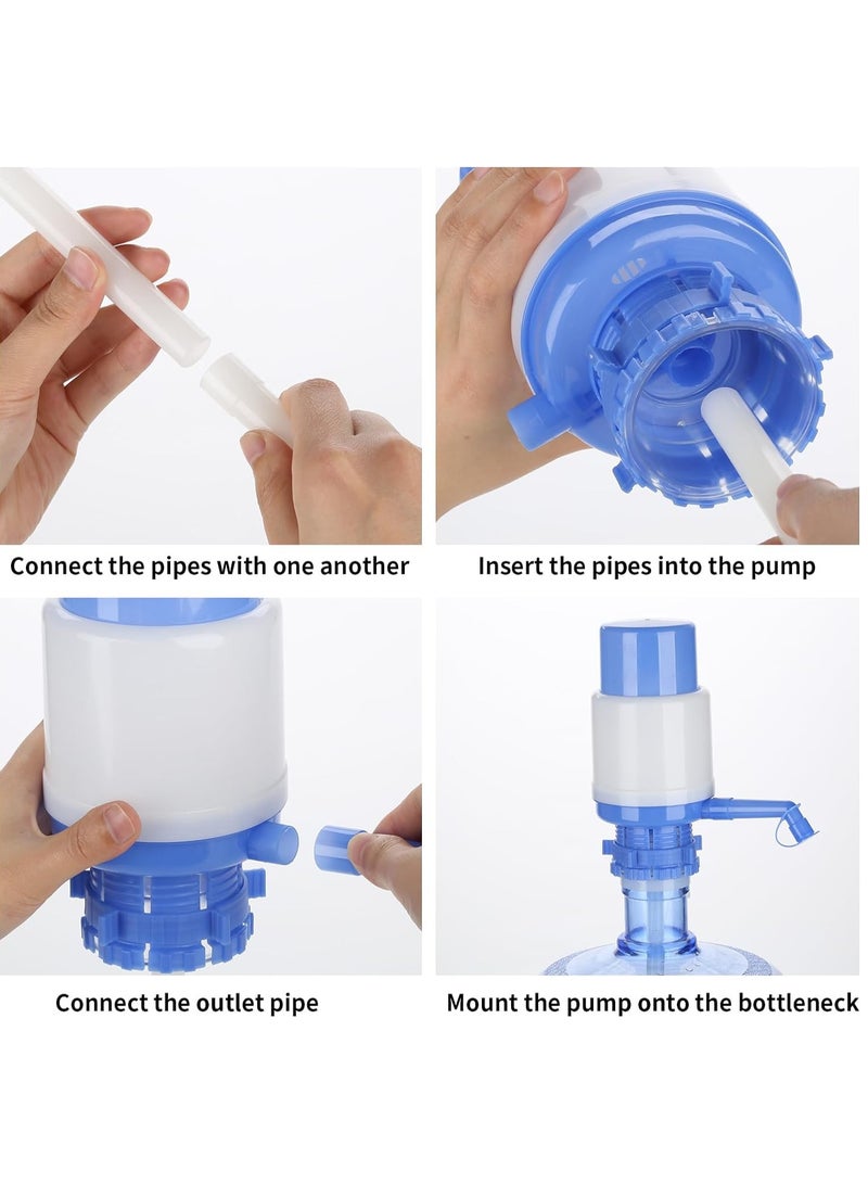 Manual Water Pump Dispenser, Drinking Water Hand Press Pump for Bottled Water Dispenser-Home Office - Image 5