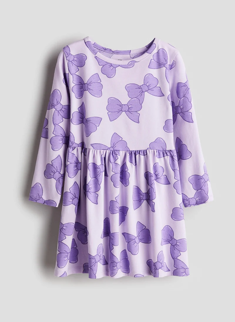 اتش اند ام Printed Cotton Dress