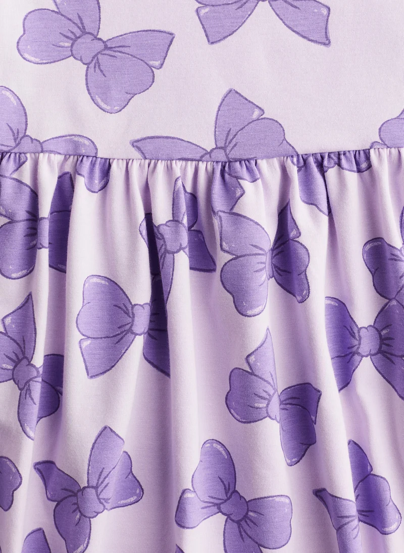 اتش اند ام Printed Cotton Dress