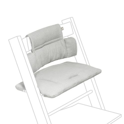 STOKKE Tripp Trapp Classic Cushion 2 Nordic Grey Pair With Tripp Trapp Chair or High Chair For Support Comfort Machine Washable - Image 1