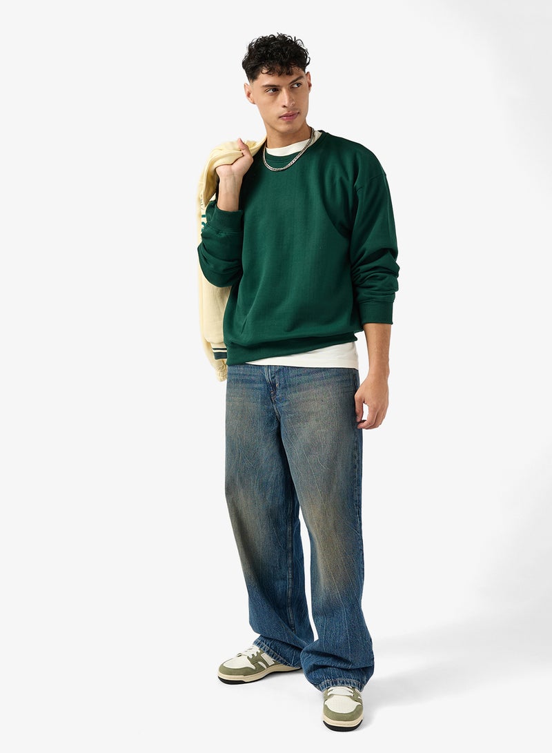 سفنتي فايف كنزة كبيرة بطبعة جرافيك - Image 4