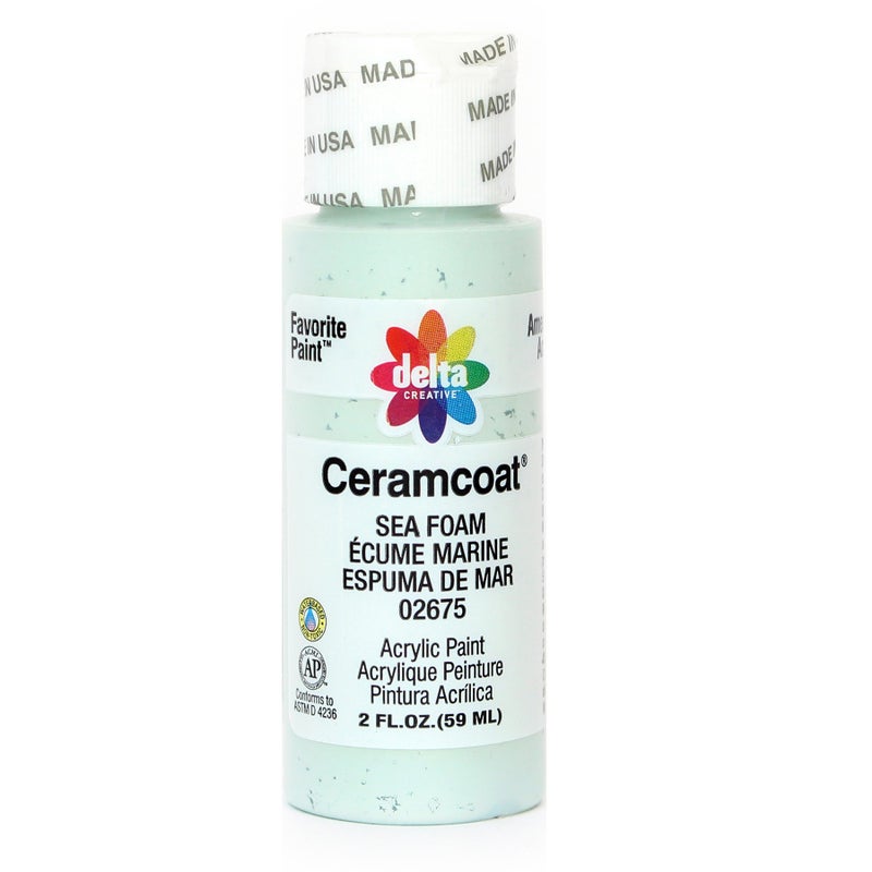 Delta Creative Ceramcoat Acrylic Paint in Assorted Colors 2 oz 2675 Sea Foam