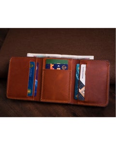 Motevia Motevia 3 Layer Genuine Leather Wallet Purse Pouch Card Money Holder Mens Genuine Leather with 5 Inner Pockets by Motevia (Havan)  - Image 2