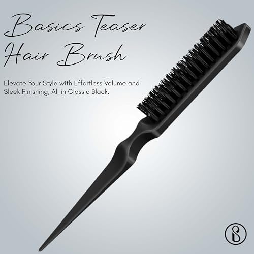 Beauté Secrets Basics Teaser Hair Brush black comb brush, Black - Image 2