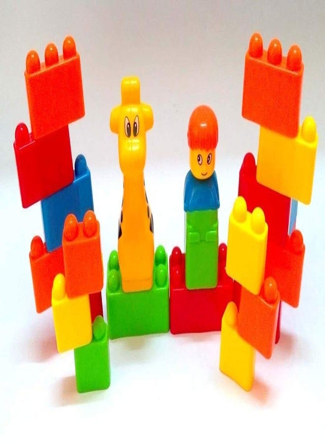 RPC99 Creative & Learning Building Blocks Toys with Cartoon Figure for Kids (35 pc) (Multi-Color) (Non-Toxic Plastic) (3+ yr) - Image 5