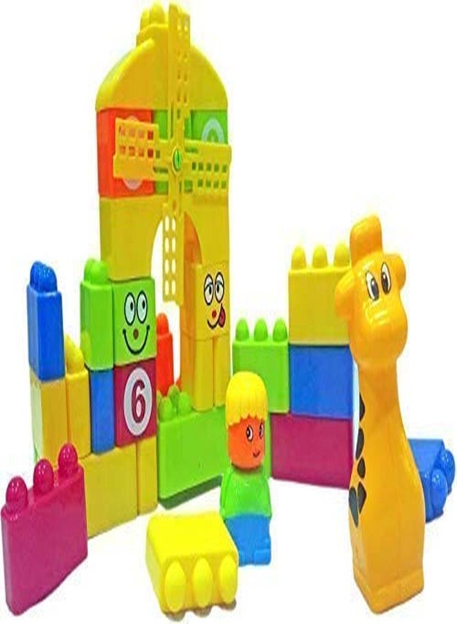 RPC99 Creative & Learning Building Blocks Toys with Cartoon Figure for Kids (35 pc) (Multi-Color) (Non-Toxic Plastic) (3+ yr) - Image 4