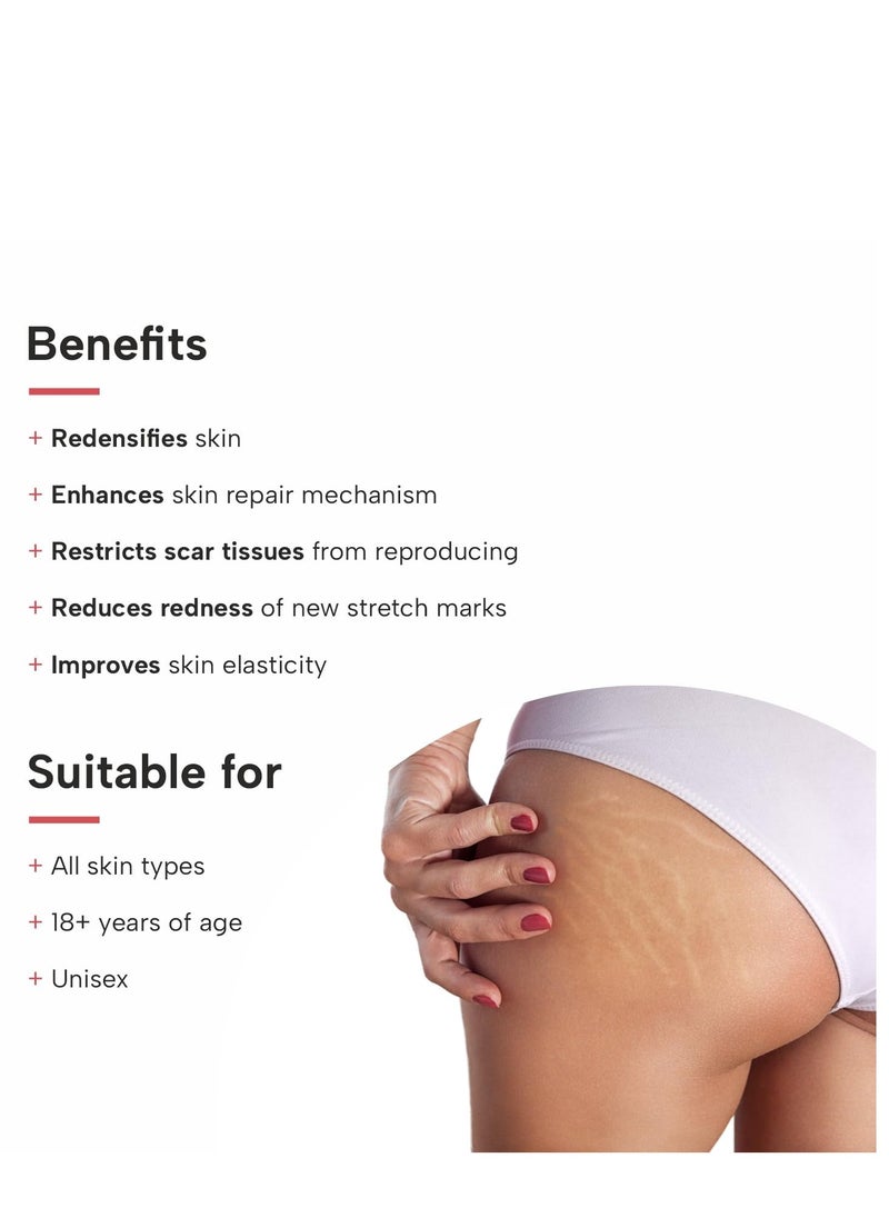 DERMATOUCH DERMATOUCH Bye Bye Stretch Mark Cream for Pregnancy to Reduce Stretch Marks & Scars | With Shea Butter & Cocoa Butter | 125G  - Image 2