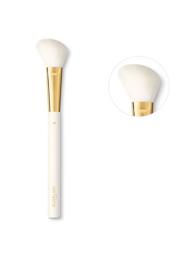 غيرلان فرشاة أحمر الخدود والهايلايتر من جيرلان رقم 14 - فرشاة الوجه - Image 1