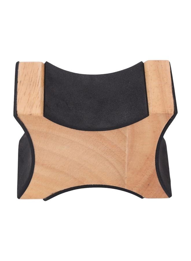 Guitar Neck Rest 2 Heights Solid Wood Support Soft Sponge Cushion Guitar Neck Rest Pillow for String Instruments