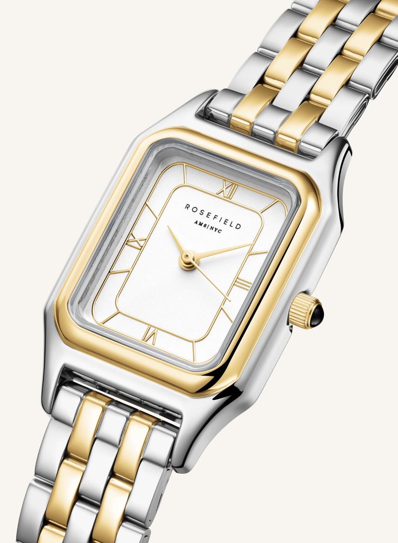 روزفيلد آيفي ذهب أبيض أرقام رومانية سوار فولاذي لونين - - - Image 4