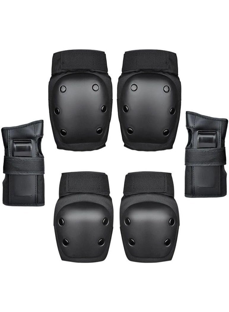 واي آند دي مجموعة منصات الركبة، الترس الواقي للأطفال الأطفال المراهقين البالغين مع منصات الركبة للركلة، التزلج، لوح التزلج، سكوتر، ركوب الدراجات، ركوب الدراجات - Image 1