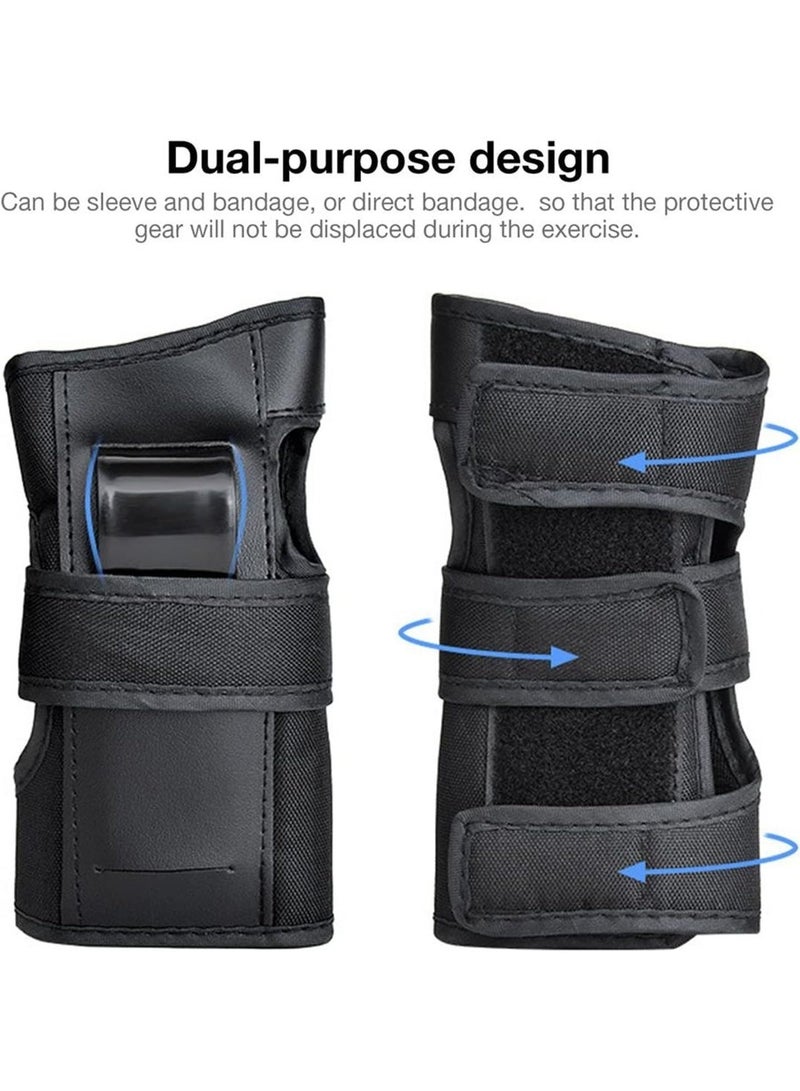 واي آند دي مجموعة منصات الركبة، الترس الواقي للأطفال الأطفال المراهقين البالغين مع منصات الركبة للركلة، التزلج، لوح التزلج، سكوتر، ركوب الدراجات، ركوب الدراجات - Image 3