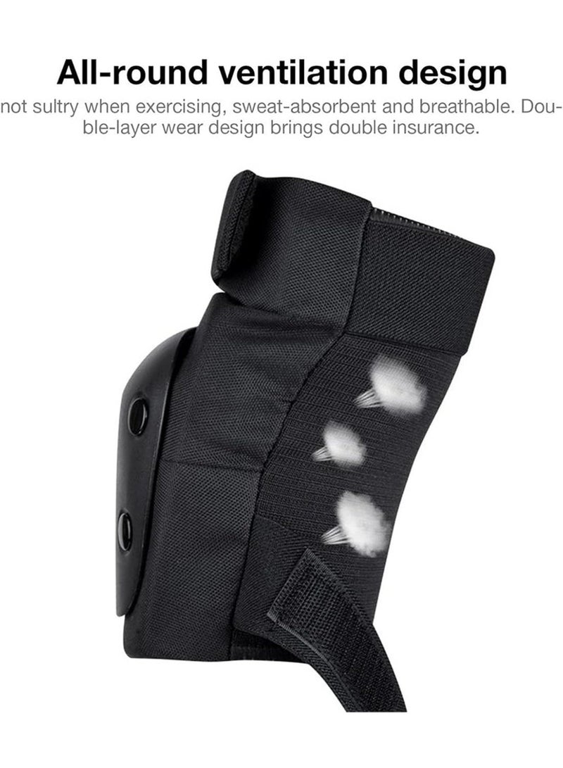 واي آند دي مجموعة منصات الركبة، الترس الواقي للأطفال الأطفال المراهقين البالغين مع منصات الركبة للركلة، التزلج، لوح التزلج، سكوتر، ركوب الدراجات، ركوب الدراجات - Image 4