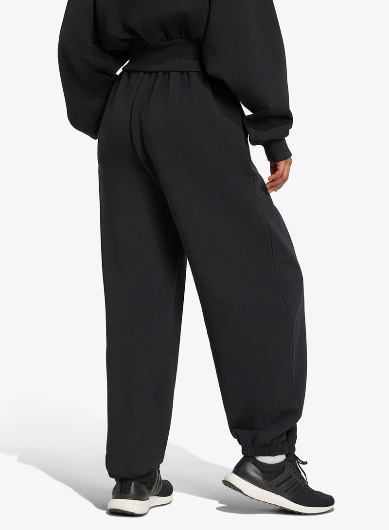 Adidas W All Szn Sl Pt Black Training Pants For Women M - Image 2