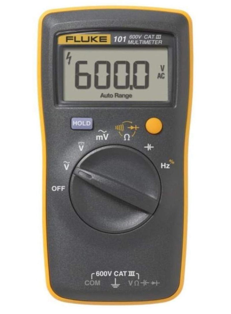 101 مقياس رقمي متعدد 6000 عدات مقياس فولت IP40 مقياس فولت و أوم AC/DC مع اختبار الاستمرارية مع جرس أداة كهربائية محمولة تختبر الأسلاك الحية