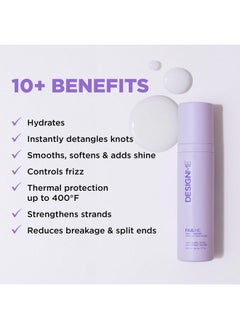 Design.ME FAB.ME Leave-In Conditioner by DESIGNME | Detangles, Hydrates, and Controls Frizz | Heat Protector & Reduces Blow Dry Time | Color Safe, Ideal for Styling All Hair Types  - Image 2