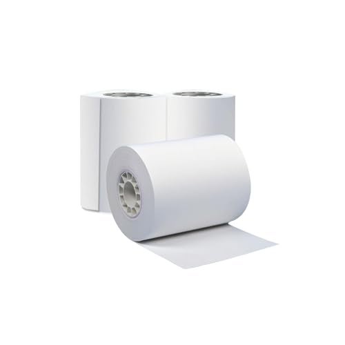 BAM POS Thermal Receipt Paper - BPA Free, Shrink Wrapped Rolls - Compatible With Clover Mini, Mobile, First Data FD130, FD50, FD55, Verifone Omni 3200, 3210, 3300 - Pack of 50 Rolls - Image 1