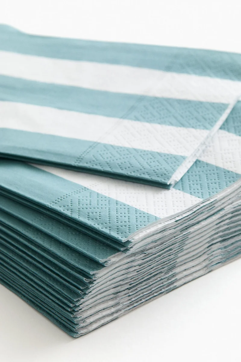 اتش اند ام مناديل ورقية - عبوة من 15