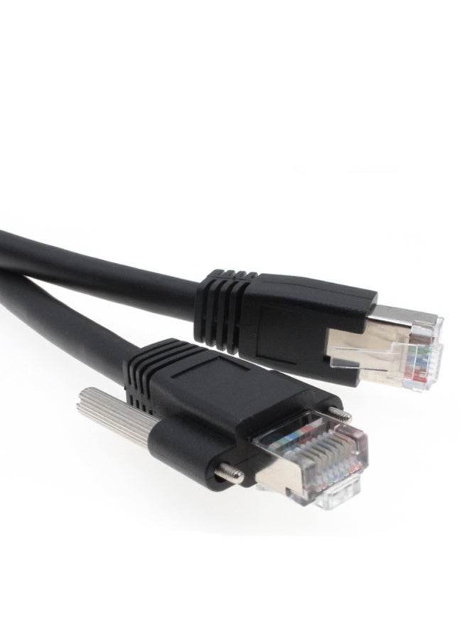 Shochan Sq-Wg15X High Flex Ethernet Cable 5M Gigabit Industrial Camera Gige Ccd Shielded Drag Chain With Screws Basler High Flex Bendable Wear-Resistant Customizable Length - Image 2