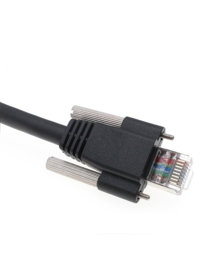 Shochan Sq-Wg15X High Flex Ethernet Cable 5M Gigabit Industrial Camera Gige Ccd Shielded Drag Chain With Screws Basler High Flex Bendable Wear-Resistant Customizable Length - Image 3