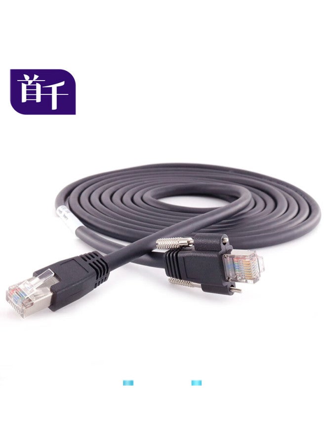 Shochan Sq-Wg15X High Flex Ethernet Cable 5M Gigabit Industrial Camera Gige Ccd Shielded Drag Chain With Screws Basler High Flex Bendable Wear-Resistant Customizable Length - Image 5