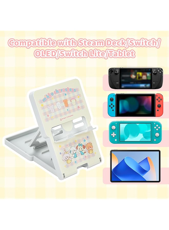 GEEKSHARE Switch Stand Angle Adjustable Playstand Compatible With Switch/Oled/Switch Lite Portable Foldable Holder Bracket Mikko Sweet Thoughts - Image 2