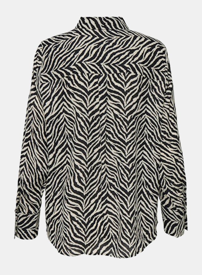 ONLY ONLY Womens Helen Life Longsleeve Loose Shirt  - Image 2