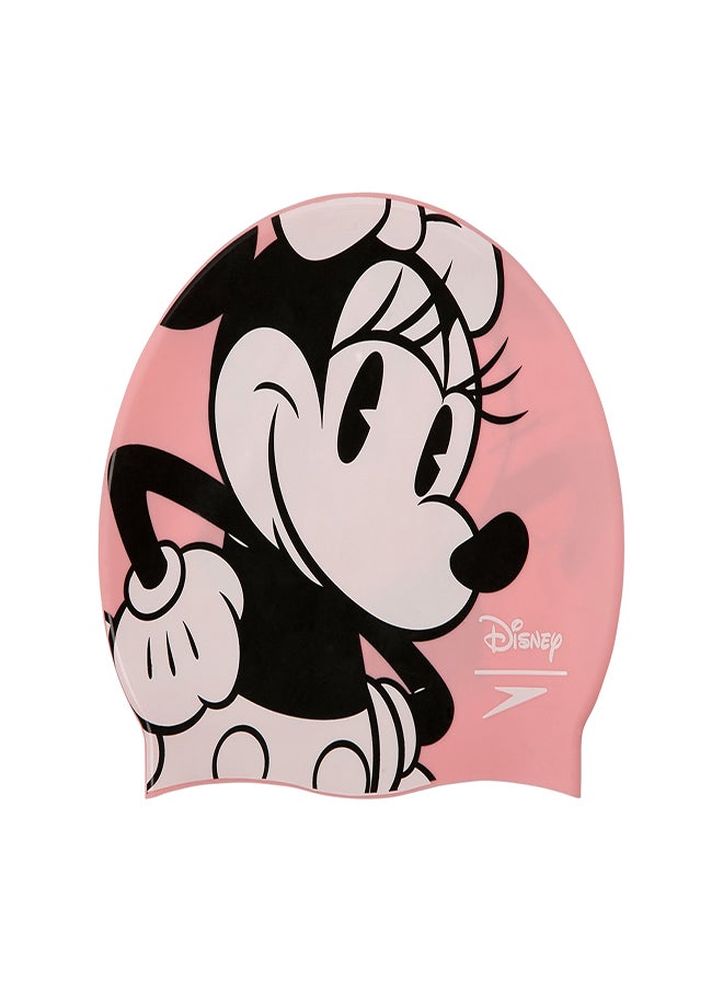 speedo Disney Print Minnie Mouse Swimming Cap Pink  - Image 2