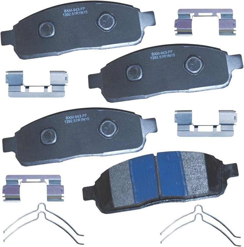 Bendix Premium SBM1392 Semi-Metallic Front Brake Pads for Lincoln Mark LT 2008-2006 - Image 1