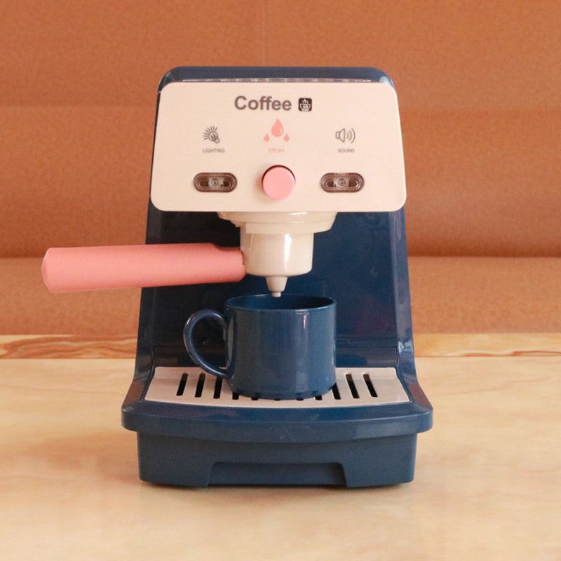 Kids Kitchen Play Toy Kitchen Appliance Toy Coffee Machine Toy Espresso Machine Model - Image 1