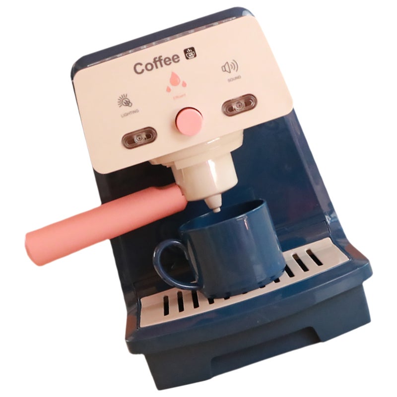 Kids Kitchen Play Toy Kitchen Appliance Toy Coffee Machine Toy Espresso Machine Model - Image 4