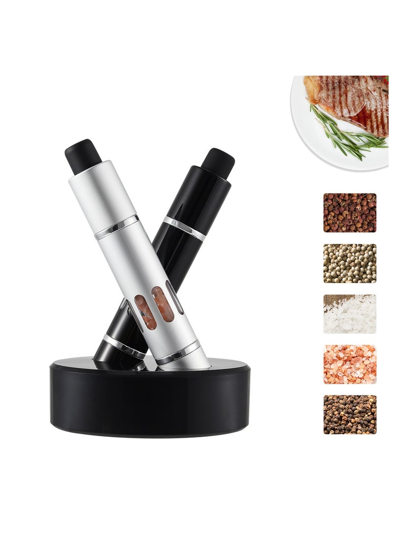 general Pepper grinder household aluminum alloy sea salt black pepper grinder bottle pepper grinder one hand grinder - Image 1