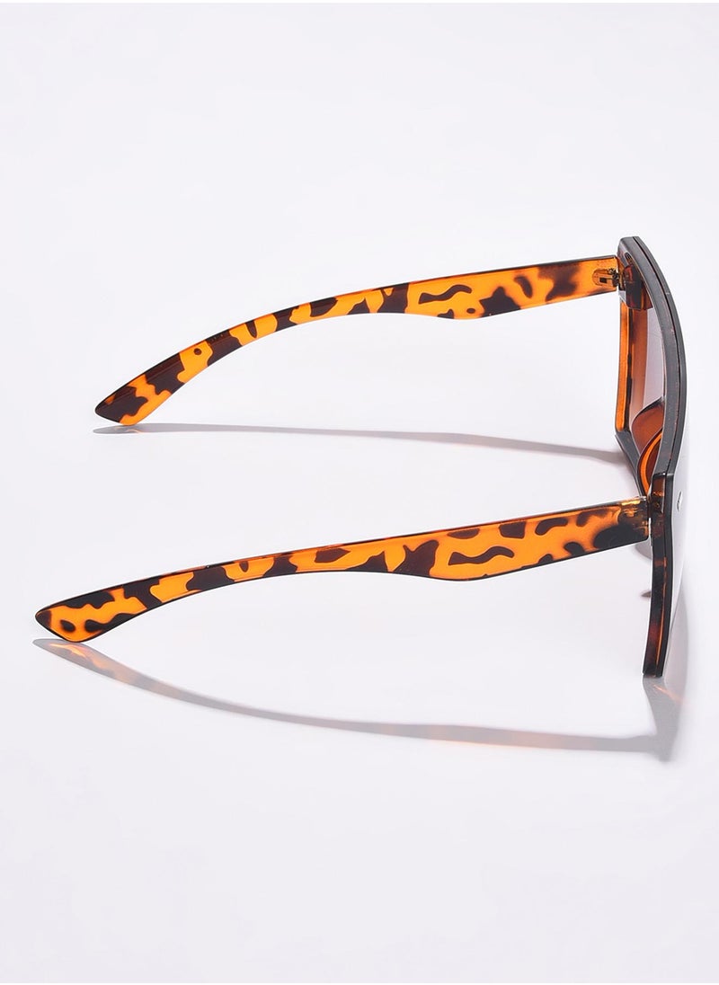 Haute Sauce Brown Lens Brown Oversized Sunglasses  - Image 5