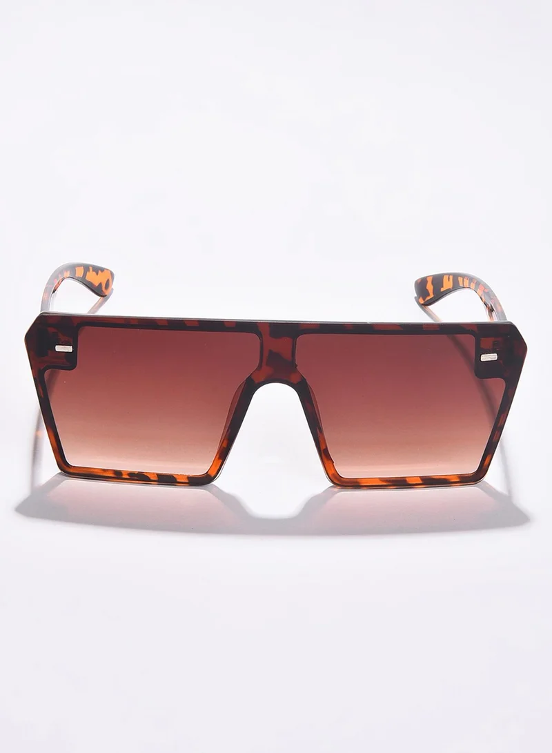 Haute Sauce Brown Lens Brown Oversized Sunglasses