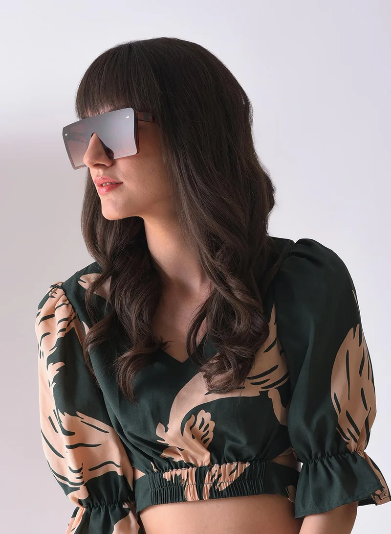 Haute Sauce Brown Lens Brown Oversized Sunglasses
