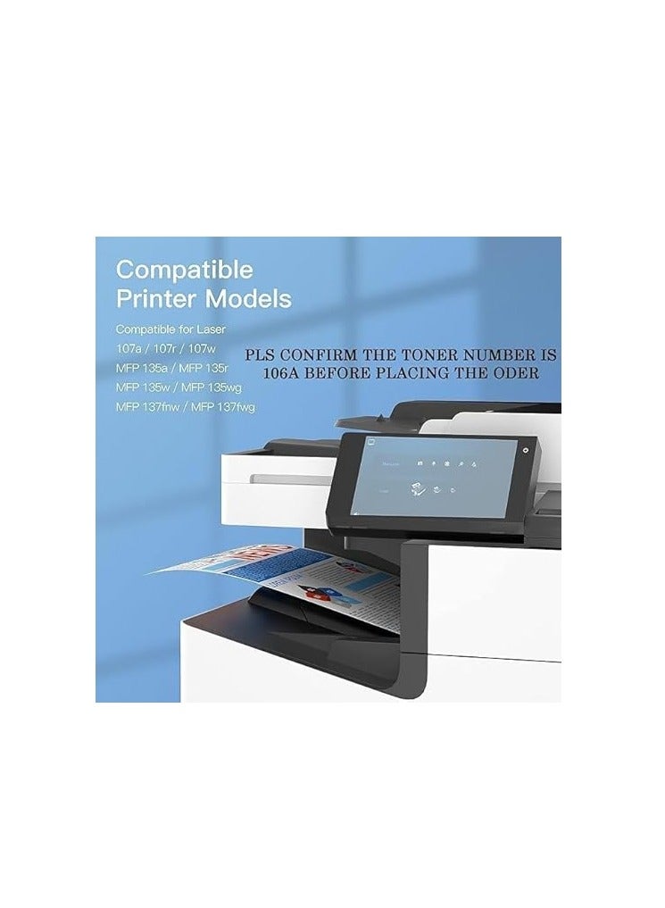 Terabyte خرطوشة حبر متوافقة 106A W1106A لطابعات Laser 107 MFP135 MFP137 - Image 2