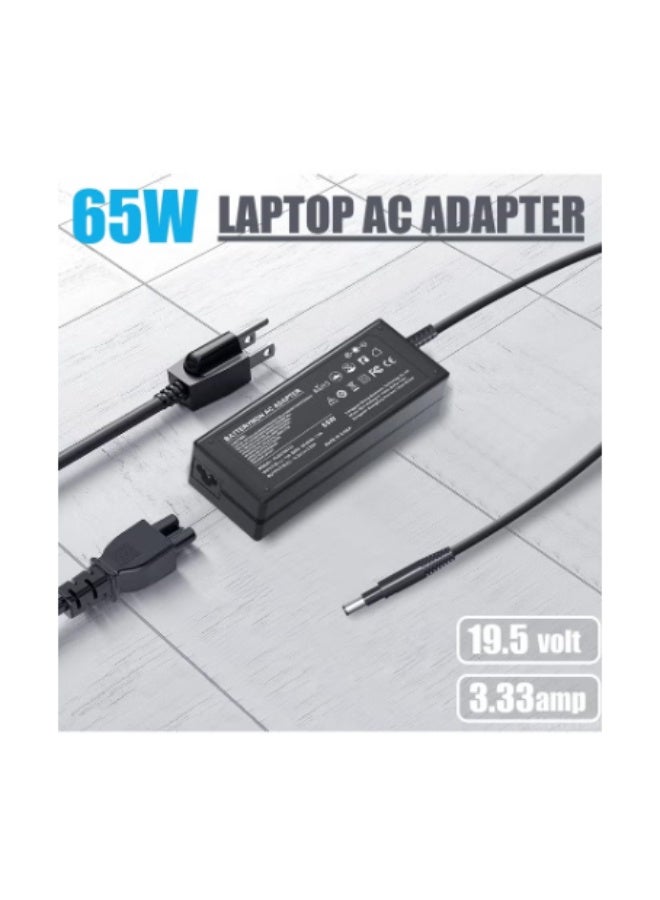 Terabyte 19.5V 3.33A 65W Laptop Charger for HP Notebook Computer PC Power Cord Supply Lead AC Adapter Pavilion Sleekbook Chromebook ENVY series Connector: 4.8 x 1.7mm - Image 2
