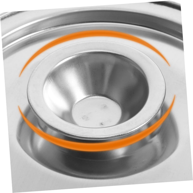 Stainless Steel Grease Pot Cover 2 Pack Reusable Kitchen Accessories Lid - Image 4