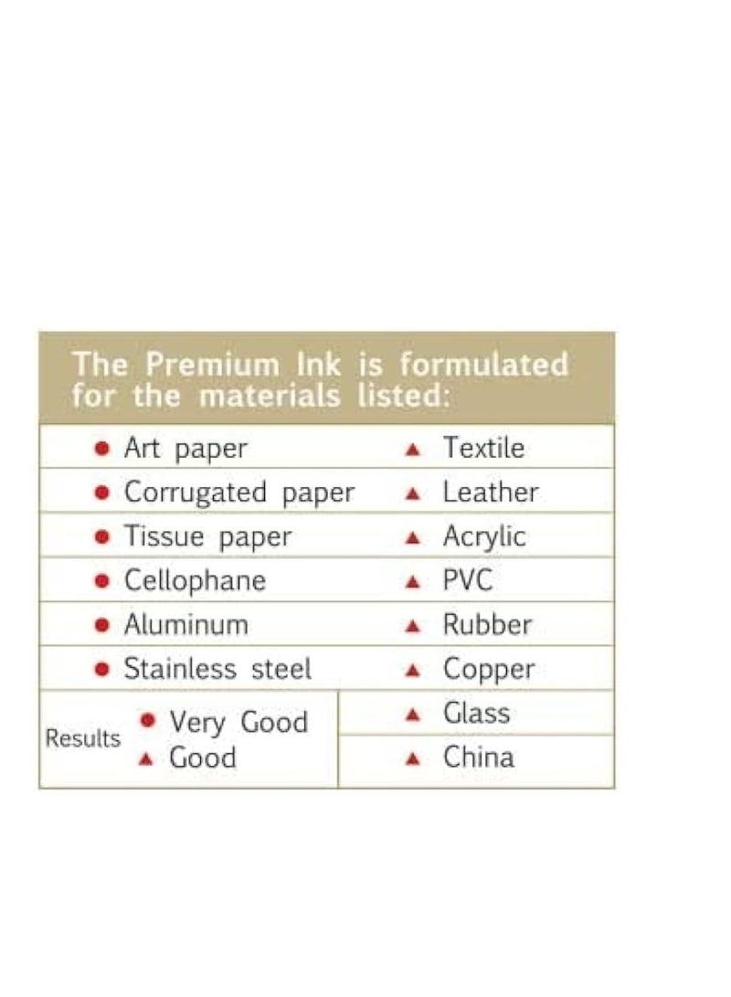 Shiny 28ml Stamp Ink Bottle Red Ink - Image 3
