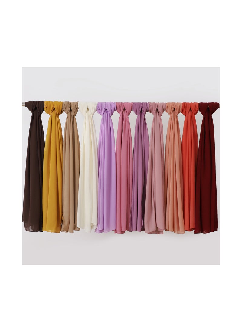 KUYING - NewPearl Chiffon Scarf - Image 1