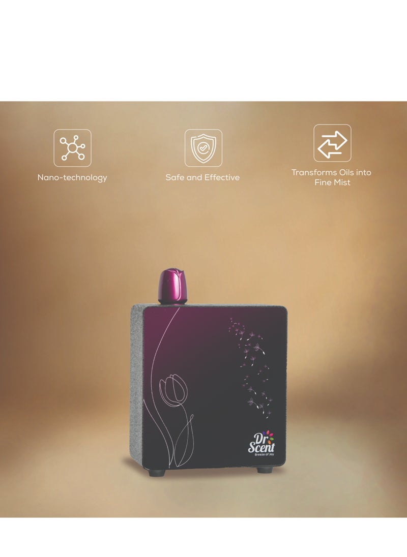 Dr Scent - ECO Tulip Diffuser Machine (Purple) Infused with Intelligent Aromatherapy | Enhanced By Seamless Mobile App Connectivity | Your Gateway To Personalized Fragrance Symphony And Wellness Bliss - Image 1