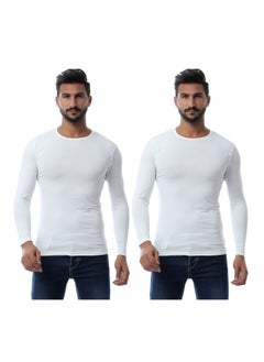 Mesery Bundle OF (2) - Men Full Sleeves-White