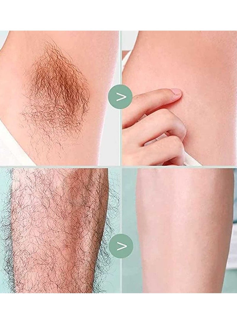 Excefore سكين إزالة الشعر، سكين إزالة الشعر للسيدات الجديدة لعام 2023، سكين إزالة شعر الإبط غير الحساسة للبشرة، ماكينة حلاقة يدوية للسيدات (مجموعة من 3 قطع) - Image 5