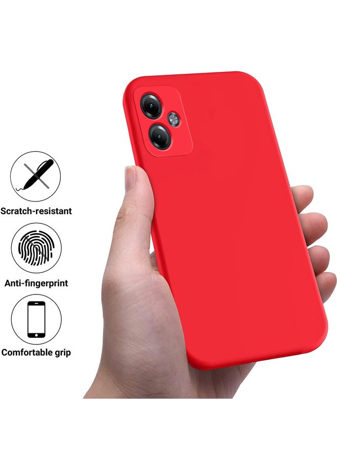 S-TOP Case For Motorola Moto G14 Pure Color Liquid Silicone Shockproof Phone Case - Image 2