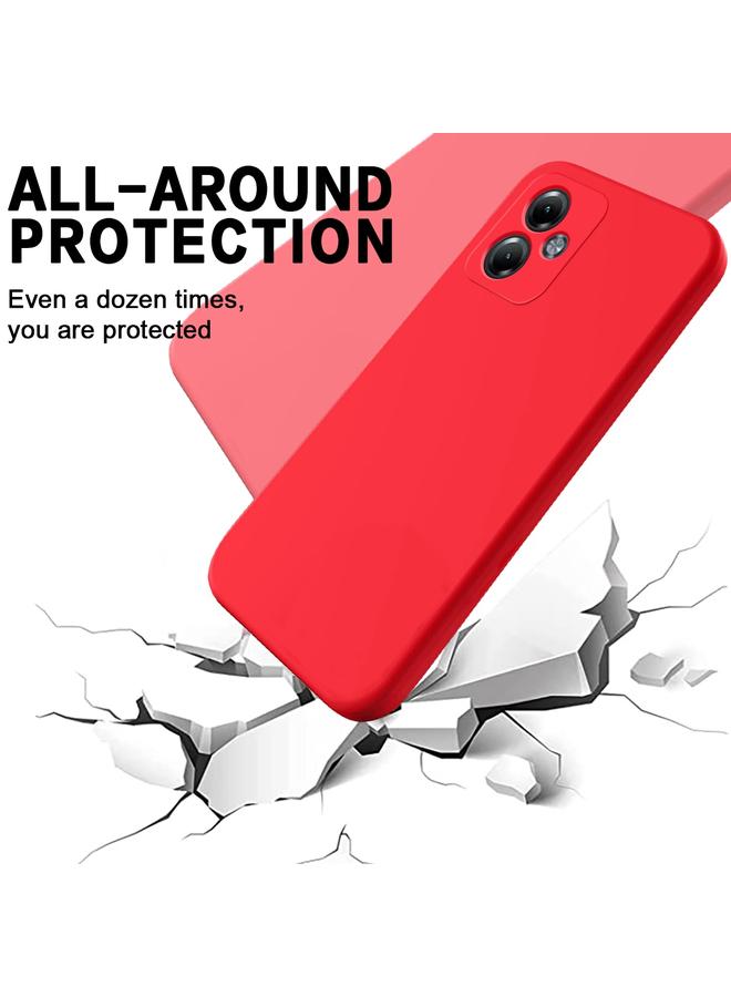 S-TOP Case For Motorola Moto G14 Pure Color Liquid Silicone Shockproof Phone Case - Image 5